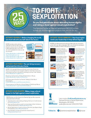 25 Ways To Fight Sexploitation